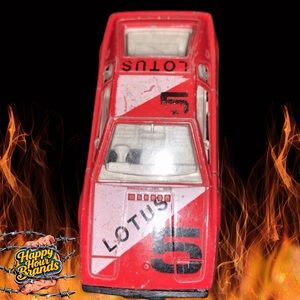 Red Die Cast Lotus Toy Car Hong Kong Number 5